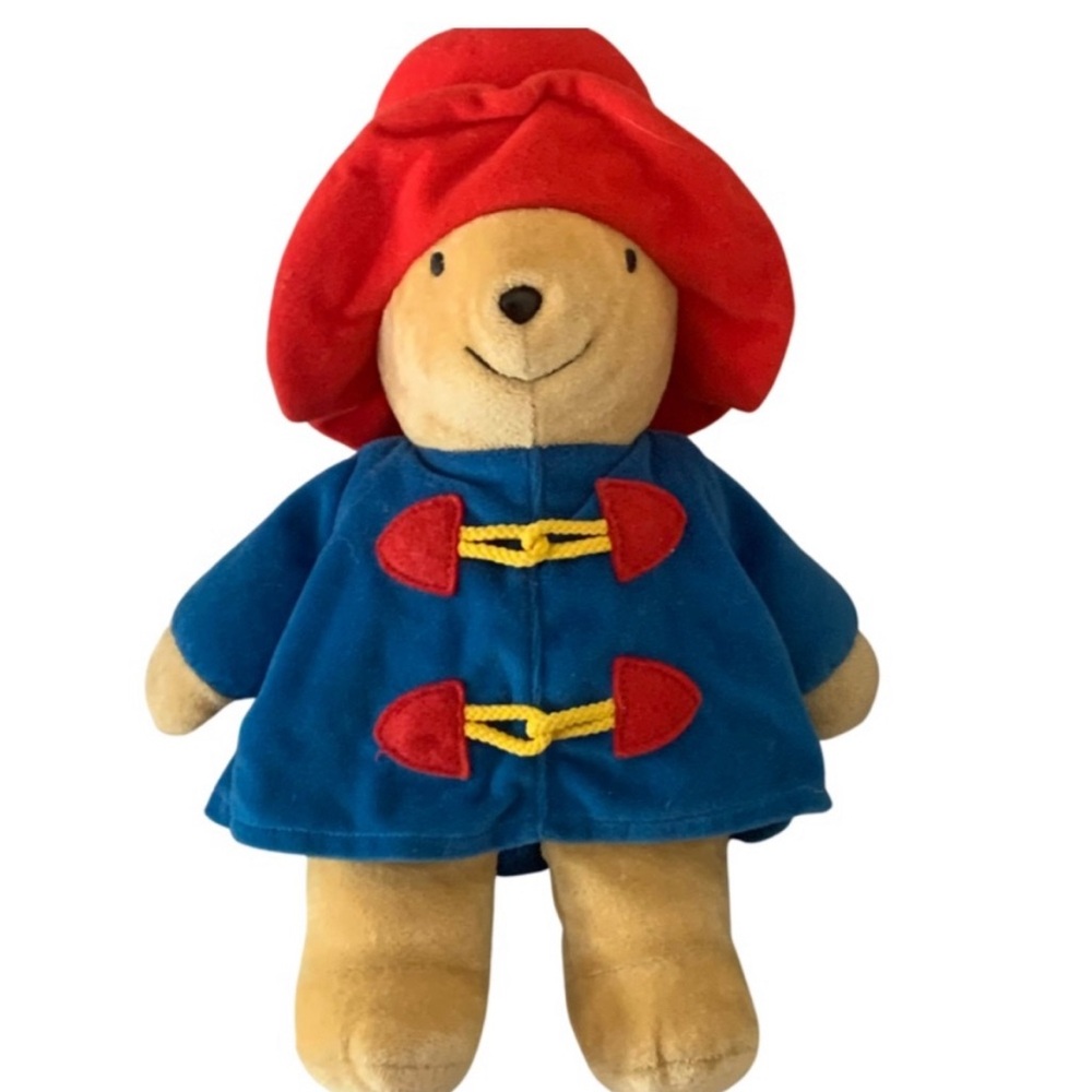 Kids Gifts 12" Paddington Bear Plush Red Hat Blue
Coat Yellow Toggles Vintage